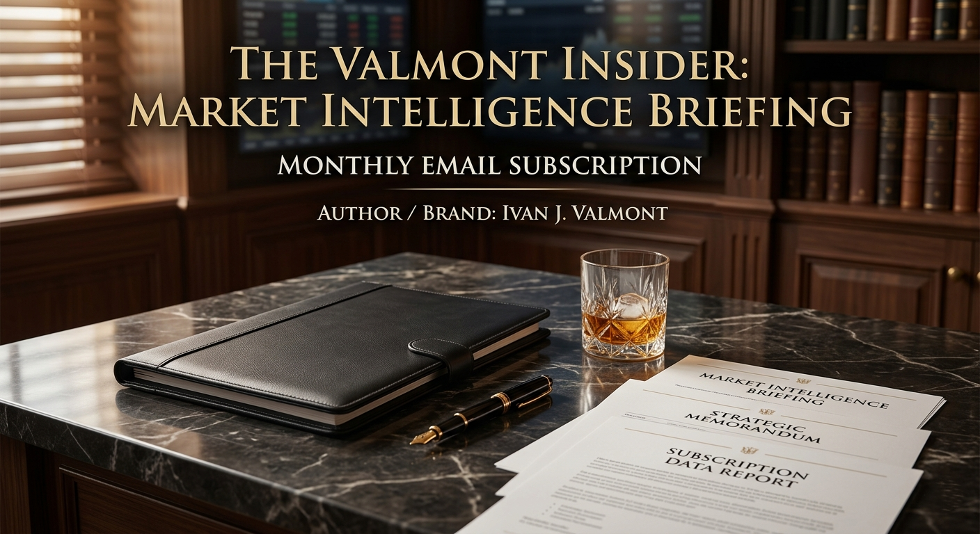 "THE VALMONT INSIDER: Market Intelligence Briefing (Monthly Email Subscription)"