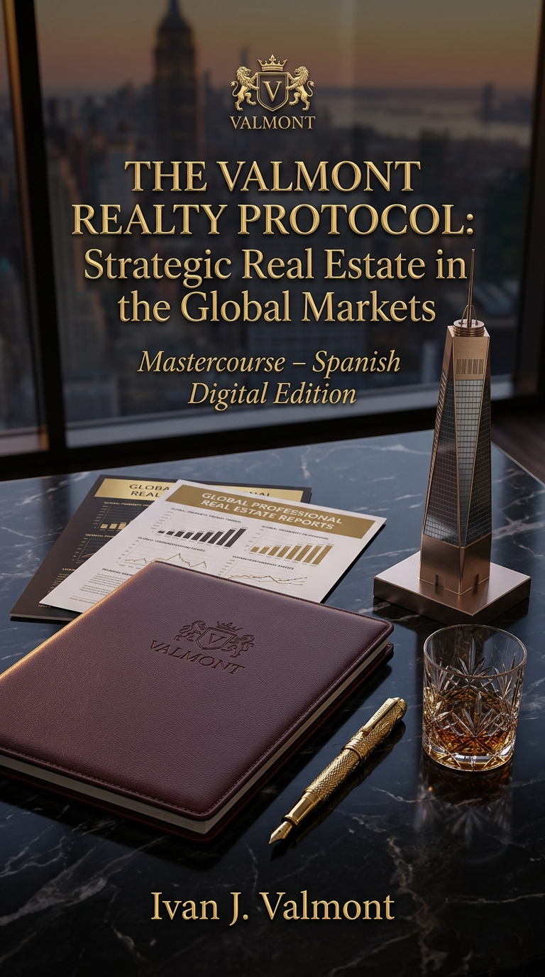 "EL PROTOCOLO VALMONT REALTY: Inversión Inmobiliaria Estratégica en los Mercados Globales (Masterclass – Edición Digital en Español)"