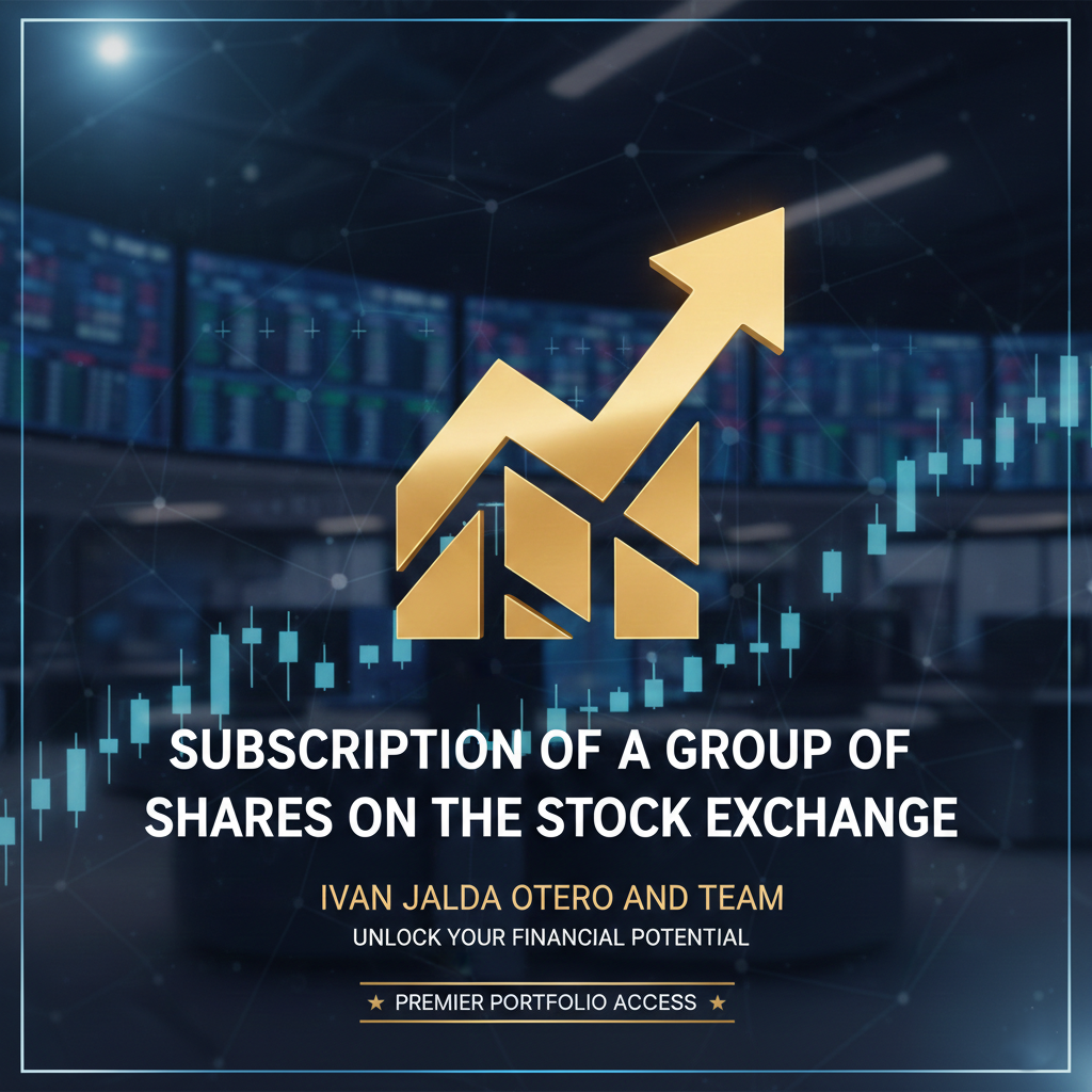Suscripción de un grupo de acciones en la Bolsa de Valores (1 mes)